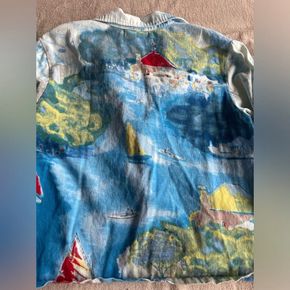 Abstract painted jacket - Picture 9 of 9